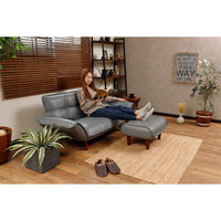 セルタン オットマン ヴィンテージ生地 グレー A281p-695GRY 1台（直送品）