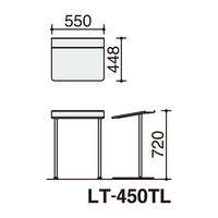 【組立設置込】コクヨ ペルソ パーソナルテーブル チルトタイプ 幅550×奥行448×高さ720mm サンドブラウン×ホワイト 1台（直送品）