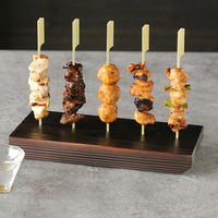 ヤマコー 焼杉 串立て皿 5穴 08291 1個（直送品）