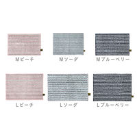 株式会社藤栄 MOFU バスマット pocotto M 60×40cm ブルーベリー 4545229158980 1枚（直送品）