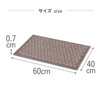 株式会社藤栄 チカ コペンハーゲン フロアマット 40×60 4545229167289 1枚（直送品）