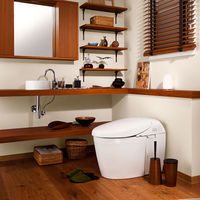 株式会社藤栄 ダスパースタイル 抗菌 トイレポット スモーク ブルー DS-505 4545229168514 1個（直送品）