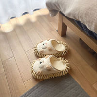 株式会社藤栄 アニマルモップスリッパ ハグモッピ 23~25cm ペンギン HM-002 4545229168989 1足（直送品）