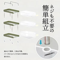 【軒先渡し】B.Bファニシング フェミニワゴン 3段 幅320×奥行370×高さ400mm ホワイト 1台（直送品）