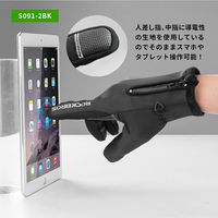 ロックブロス 冬用サイクルグローブ S091-2BK-XL 1双（直送品）