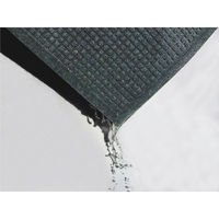 玄関マット 吸水速乾 44×74cm 屋内・屋外兼用 業務用 ウォーターホースTワッフル グリーン 391652 1個（直送品）