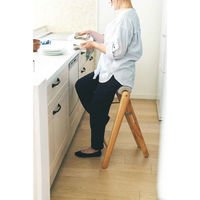 弘益 スツール 折りたたみ ナチュラル 474602 1個（直送品）