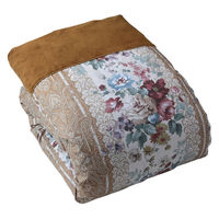 ガマカ工業 あったか毛布地掛布団カバー 2色組 ピンク+ブラウン a35681 1セット(2色入)（直送品）