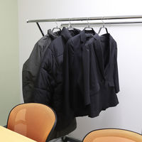 すべりにくいスリムジャケットハンガー VH-01 1セット（1セット(3本組)×5）型崩れ防止 洗濯物干し 伊藤忠リーテイルリンク