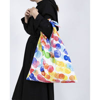 美研繊維 エコバッグ あずまトート ドット 綾 丸 461487 1個（直送品）