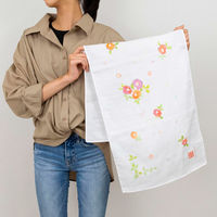 美研繊維 タオル ガーゼ 手ぬぐい 35×90cm 綿100% 椿 464958 1個（直送品）