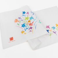 美研繊維 タオル ガーゼ 手ぬぐい 35×90cm 綿100% ユリ 464967 1個（直送品）