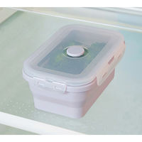 リマーク 折りたたみシリコン保存容器550ml 82387 1個（直送品）