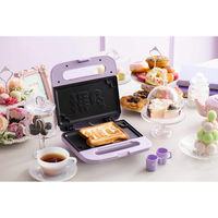 石崎電機製作所 あなたの推しと#推しサンド(ホットサンドメーカー) SHO-750W 1台（直送品）