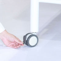 【軒先渡し】林製作所 収納付きハイテーブル 幅1500×奥行750×高さ1000mm ナチュラル×ホワイト 1台（直送品）