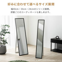 武田コーポレーション スタンドミラー40 ストーン調BK STD-40SBK 1箱(1個入)（直送品）