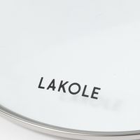 IHアルミ両手鍋 26cm ブラック LAKOLE/ラコレ