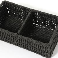 ペーパー仕切り付き収納(M) グレー LAKOLE/ラコレ