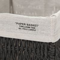 ペーパー収納ボックス(クォーター) グレー LAKOLE/ラコレ