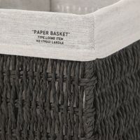 ペーパー収納ボックス(縦ハーフ) グレー LAKOLE/ラコレ