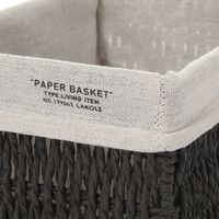 ペーパー収納ボックス(M) グレー LAKOLE/ラコレ