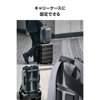 リュック ビジネスリュック 14L 撥水 多収納 PC14インチ対応 チャコール BM-MNLBP04DGY エレコム 1個（直送品）