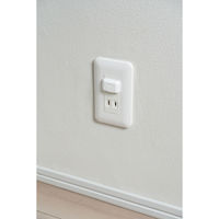 朝日電器 安全コンセントキャップ ロック式 8個入り ホワイト AN-L208(W) 1パック(8個入)（直送品）