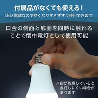防災電球 4個 防災グッズ STAR LIGHT PSE認証 蓄電型 LED 電球 60W相当 SK-DPLB800NWE26 星光商事（直送品）