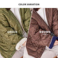 萩原 two sides インナーボアのリバーシブルはんてん フリー ブラウン 240629403 1枚（直送品）