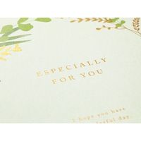 デザインフィル カラー色紙 Sサイズ 二つ折り シルク 葉柄 33264006 1セット(2個)