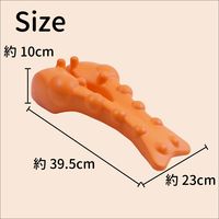 1セット 背中 マッサージ 首こり 肩こり 解消 期待 ストレッチ 枕 つぼ押し 気持ちいい ストレス リラックス 疲労 軽減（直送品）