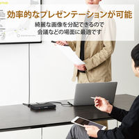 HDMI分配器 4K/60P対応 1入力/4出力 スプリッター VSP-HDP14BK ブラック 1個 エレコム（直送品）