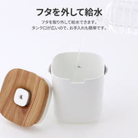 MSソリューションズ 超音波卓上加湿器 ハンドル付き LE-EHUM04NT 1個