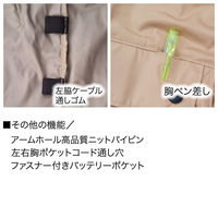 村上被服 ミドルファンフードベスト M シルバーグレー V1129-39-M(2枚入) 1セット(2枚入)（直送品）