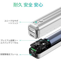 <モバイルバッテリー/ZENDURE>SuperMini 5K パープル 5000mAh USB-PD20W充電対応 ZDSM5PD-PU（直送品）