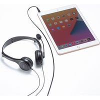 サンワサプライ 4極対応ヘッドセット MM-HS407BK 1個（直送品）