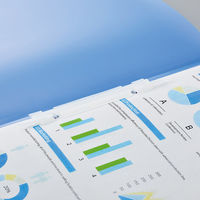 LIHIT LAB. ルーパーファイル クリスタルブルー F3006-5P-20 1箱（25冊：5冊入×5袋）