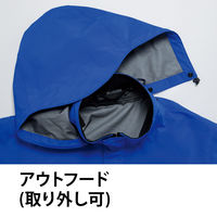 【服のみ】Asahicho　9206　空調服（R）ゴアテックスレインジャケット　ネイビー　M　防水仕様　1着（直送品）