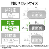 セキュリティワイヤーロック 4桁ダイヤル キー不要 2.5×6mmセキュリティスロット ESL-402C エレコム 1個（直送品）