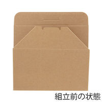 シモジマ 食品箱 NFネオクラフト コンパクトBOX M 004248301 1セット(1袋(20個入)×10)（直送品）