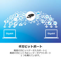 TRENDnet 屋外用IP67ギガビットPoE++インジェクター(24-57V) TI-O119GI 1台（直送品）