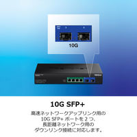 TRENDnet 6ポート 2.5G GaN電源 PoE++スイッチ 10G SFP+ポート TPE-BG5062/A 1台（直送品）