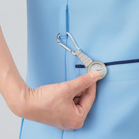 住商モンブラン スクラブ 兼用 半袖 スノーグレー/グレープパープル 3L MS010-9153 1枚（直送品）