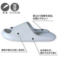 ジェイワークスプランニング ふわ心地サンダル JR-019 1足（直送品）