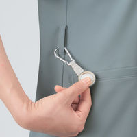 住商モンブラン スクラブ 兼用 半袖 クールホワイト×ラベンダーピンク SS UM503-WHLP 1枚（直送品）