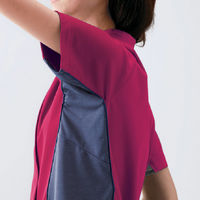 住商モンブラン スクラブ レディス 半袖 ターコイズ/ネイビー 5L MS356-49 1枚（直送品）