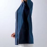 住商モンブラン スクラブ レディス 半袖 ネイビー/バーガンディ M MS359-98 1枚（直送品）