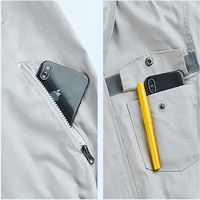 RABLISS ファン付き作業服 KO193 (Lサイズ) [バッテリー付属なし] ファン付 長袖 薄手 3段階風量調節 熱中症対策（直送品）