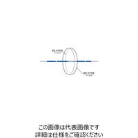 シグマ光機 紫外・赤外用窓板(CaF2) φ25mm 厚さ2mm OPCF-25C02-P 1個 61-6929-89（直送品）