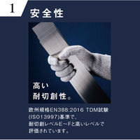 パナソニック タングステン耐切創手袋（LLサイズ・手のひらゴムコート有り） WKTG1XH1AX 1双